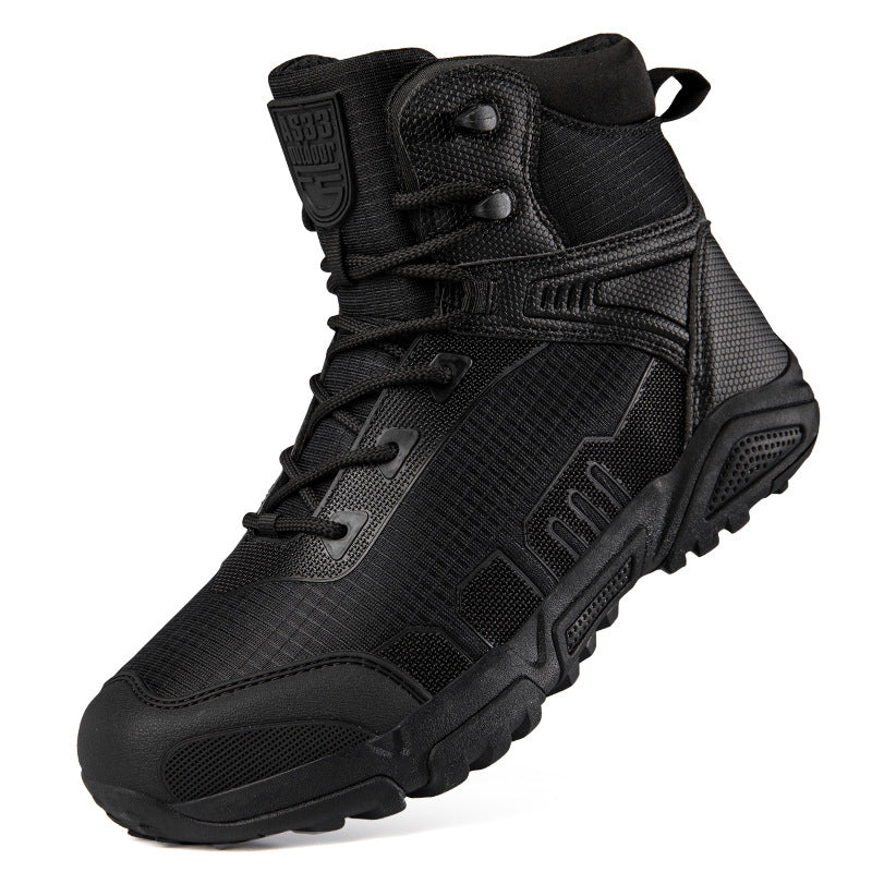 New Arrival: Men's Non-Slip, Wear-Resistant, Mid-Calf, Waterproof Outdoor Adventure, Rescue, Work, and Hiking Boots